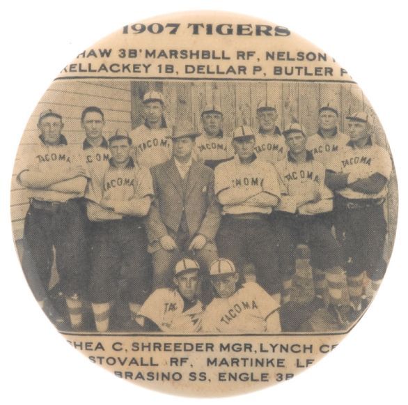 1907 Tacoma Tigers Pocket Mirror